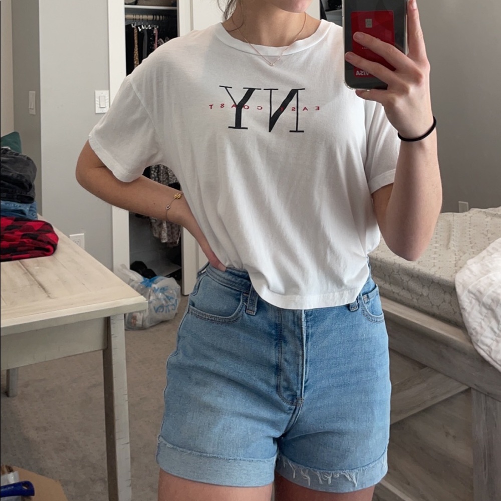white, soft T-shirt